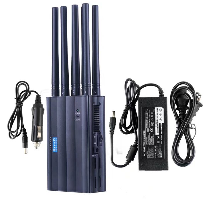 DESC SH8 8 Bands SH8 GPS 2G 3G 4G WI-Fi Bluetooth Singal Jammer Blocker with Accessories